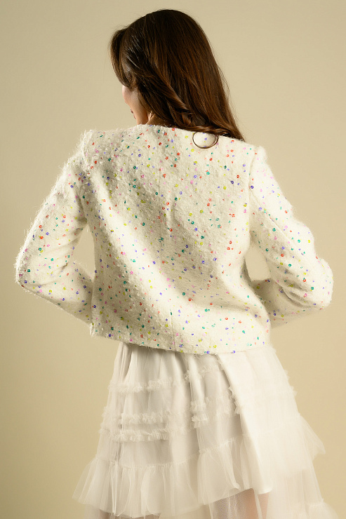 BELLABOA 111-85 БЕЛЫЙ Жакет женский BELLABOA цвет Белый