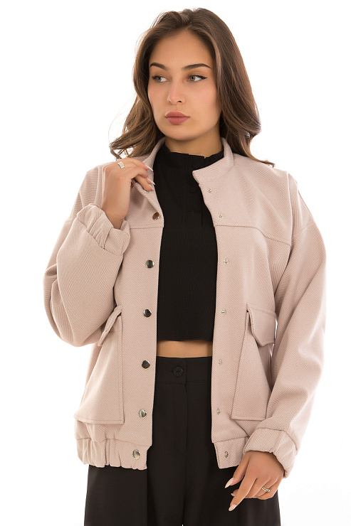 CHEERDUCK/YK 224 РОЗОВЫЙ Бомбер женский CHEERDUCK цвет Розовый