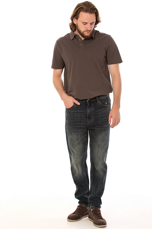 CHEERDUCK/4070 11030 СИНИЙ Джинсы мужские CHEERDUCK цвет Синий