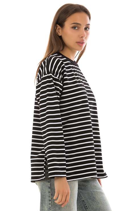 CHEERDUCK/FA 9908 ЧЕРНЫЙ Свитшот женский CHEERDUCK цвет Черный