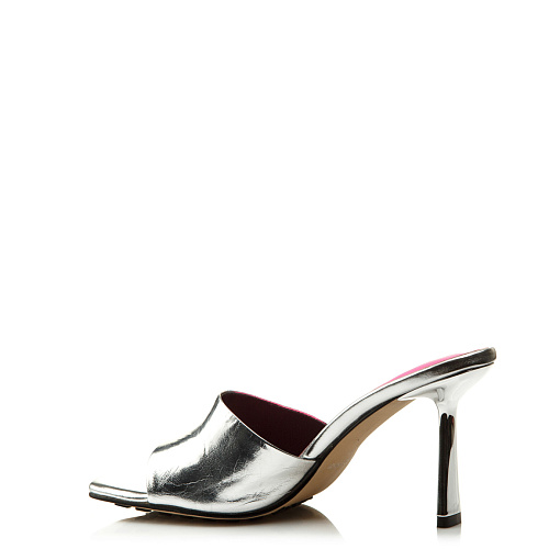 Сабо на каблуке SERGIO MANCHOT цвет Серебристый