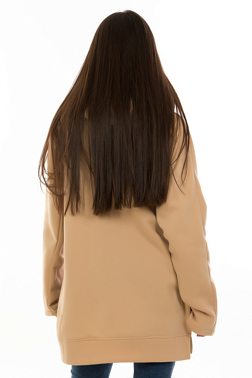 CHEERDUCK/NUR 424 БЕЖЕВЫЙ Худи женские CHEERDUCK цвет Бежевый