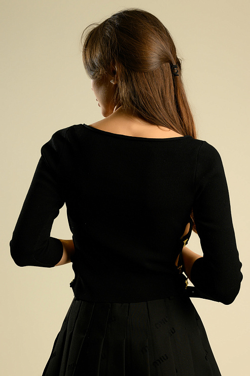 BELLABOA 111-23 ЧЕРНЫЙ Кофта женская BELLABOA цвет Черный