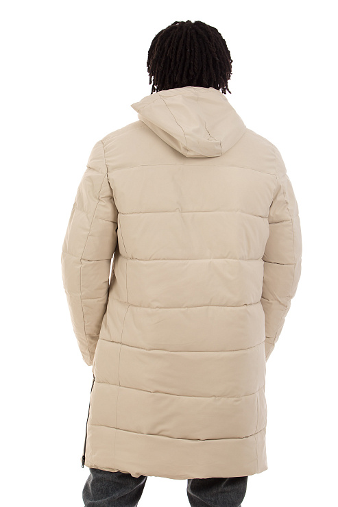 CHEERDUCK/5057 8269 БЕЖЕВЫЙ Пуховик мужской CHEERDUCK цвет Молочный