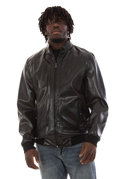 CHEERDUCK/MM P119 ЧЕРНЫЙ Куртка кожаная мужская CHEERDUCK цвет Черный