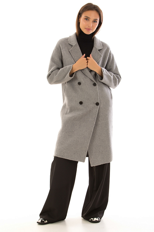 CHEERDUCK/5078 2929 СЕРЫЙ Пальто женское CHEERDUCK цвет Серый