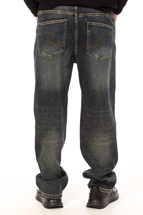 CHEERDUCK/4070 60486 СИНИЙ Джинсы мужские CHEERDUCK цвет Синий