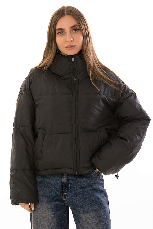 CHEERDUCK/2025 A20 ЧЕРНАЯ Куртка женская CHEERDUCK цвет Черный