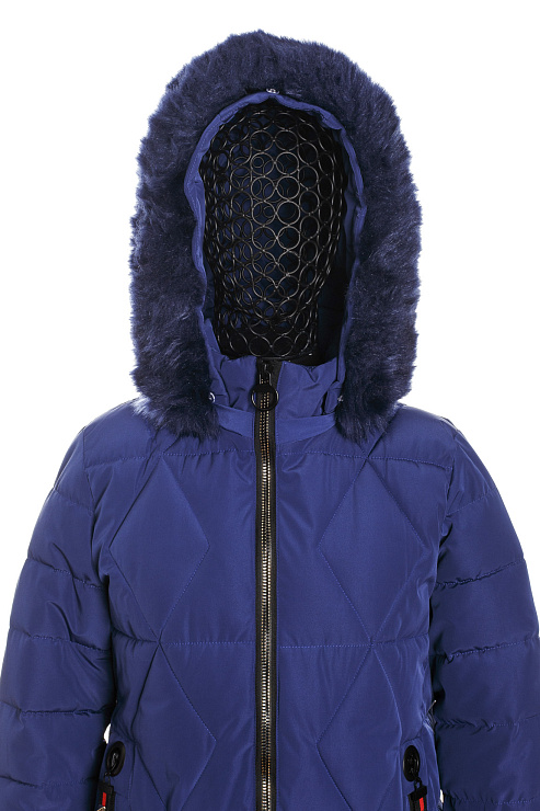 Cheer&Duck/Inter 8028 син. Пуховик женский CHEERDUCK цвет Синий