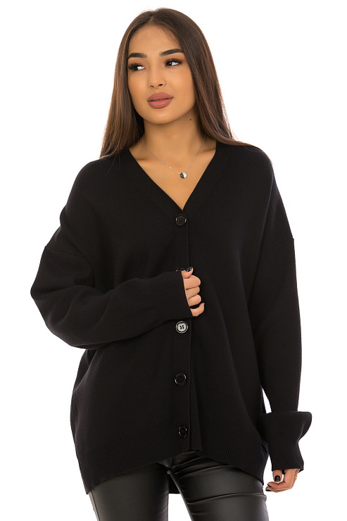 CHEERDUCK/11011 171 ЧЕРНЫЙ Кардиган женский CHEERDUCK цвет Черный