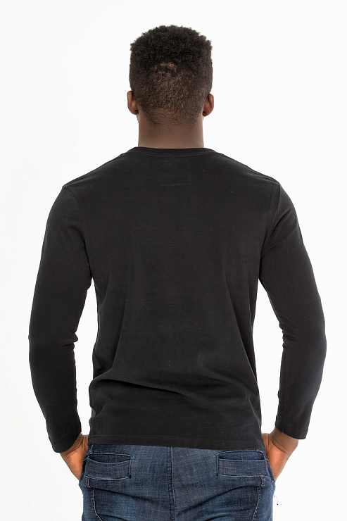 EXTRA SODA 9A005 ЧЕРН. Лонгслив CHEERDUCK цвет Черный