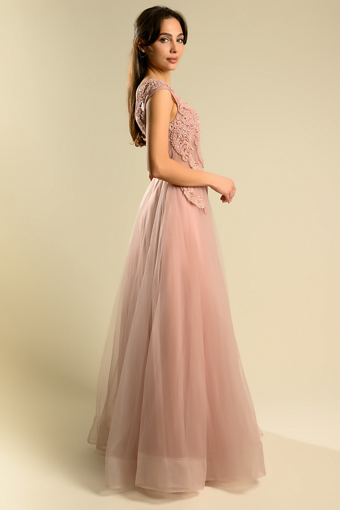 BELLABOA 1019 РОЗОВЫЙ Вечернее платье BELLABOA цвет Розовый