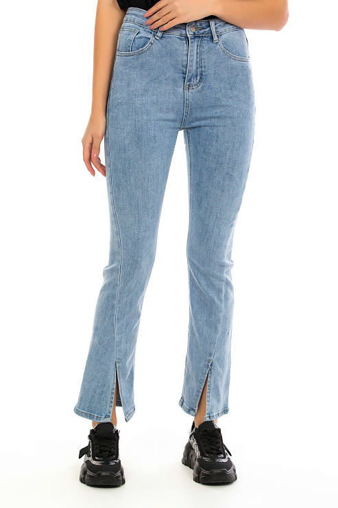 CHEER&DUCK/Sy 5225 ГОЛУБ. Джинсы женские CHEERDUCK цвет Голубой