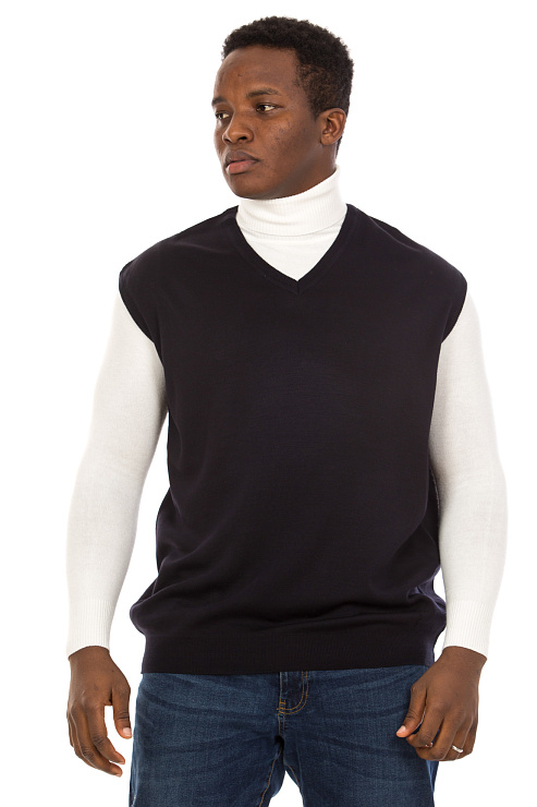 CHEERDUCK/BA 3761 ТЕМ.СИНИЙ Жилет мужской CHEERDUCK цвет Синий