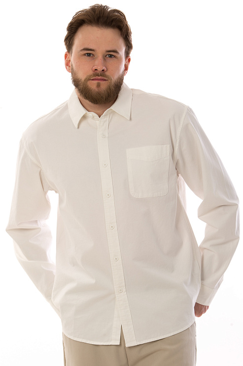 CHEERDUCK/4070 8101 БЕЛЫЙ Рубашка мужская CHEERDUCK цвет Белый