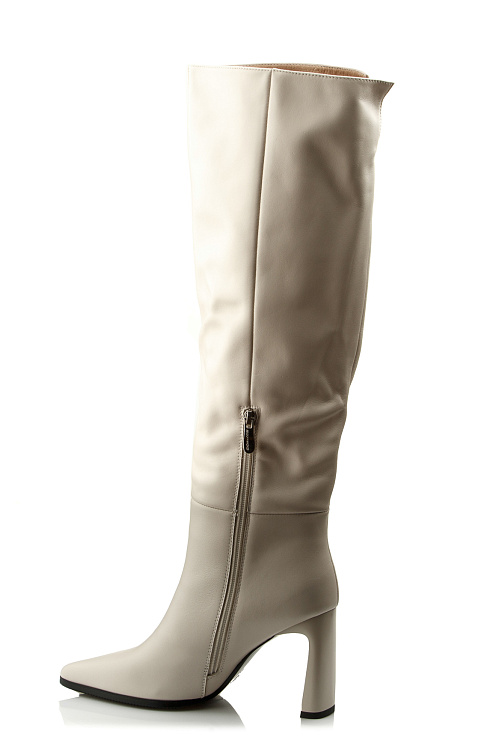 Сапоги на каблуке SERGIO MANCHOT цвет Бежевый