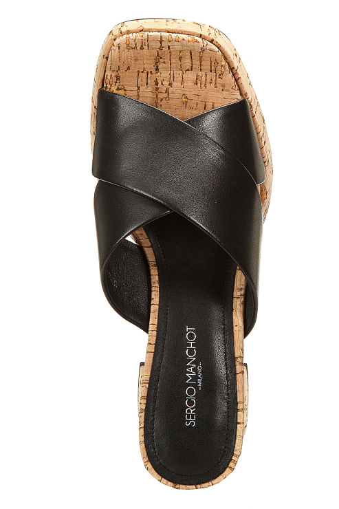 Сабо на каблуке SERGIO MANCHOT цвет Черный