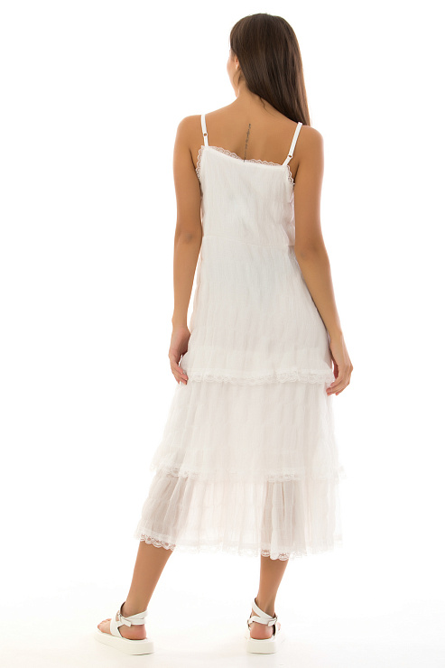 CHEERDUCK/C251 806-3 БЕЛЫЙ Сарафан  CHEERDUCK цвет Белый