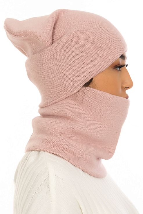 Шапка+снуд CHEERDUCK цвет Розовый