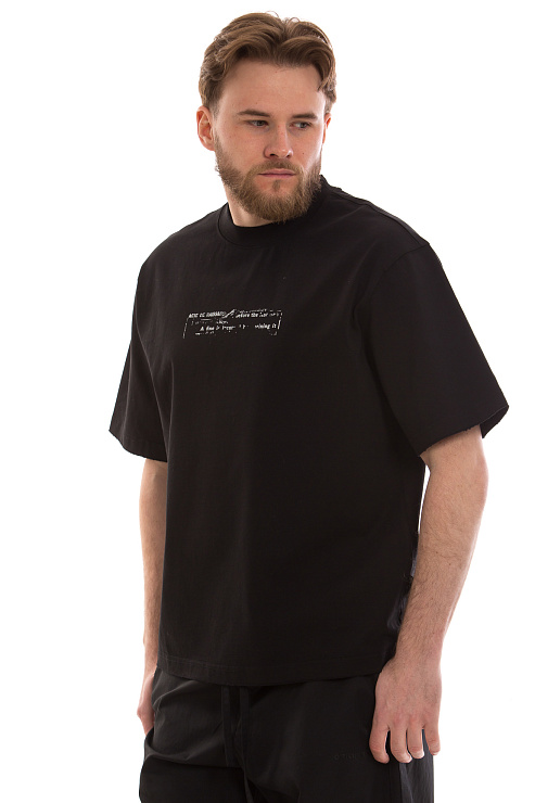 CHEERDUCK/4070 1305 ЧЕРНЫЙ Футболка мужская CHEERDUCK цвет Черный