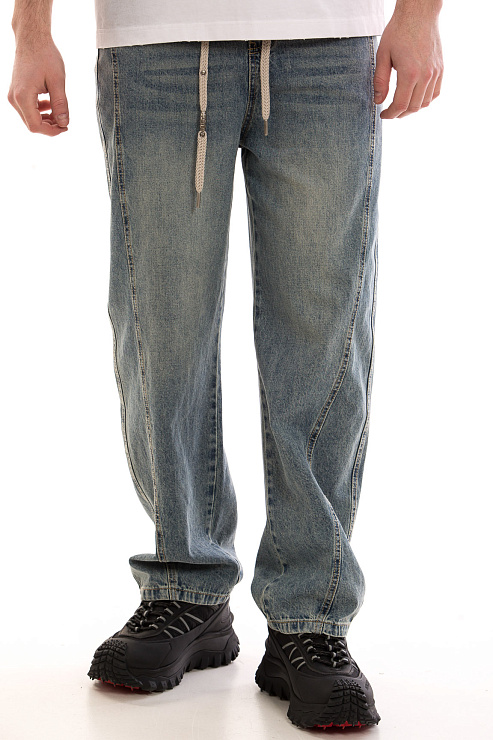 CHEERDUCK/4070 40330 ГОЛУБОЙ Джинсы мужские CHEERDUCK цвет Голубой