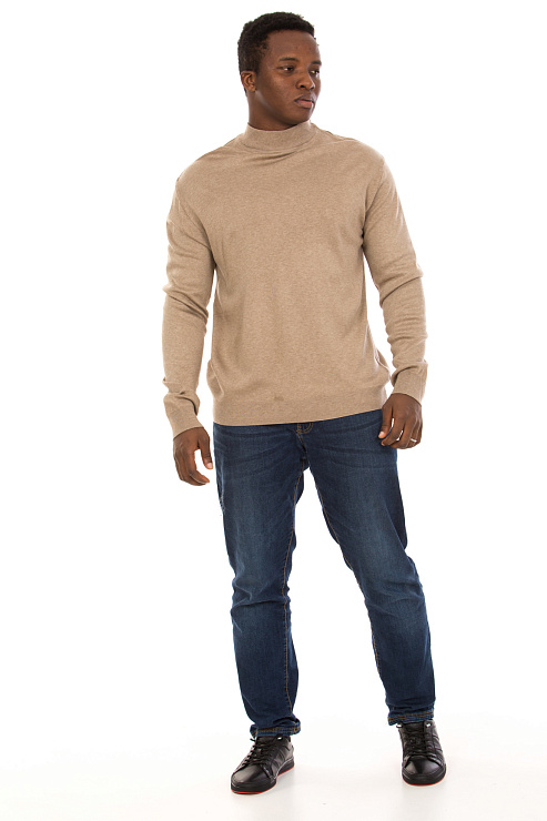 CHEERDUCK/BA 3765 БЕЖЕВЫЙ Водолазка мужская CHEERDUCK цвет Бежевый