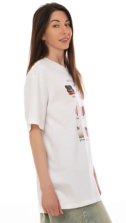 CHEERDUCK/AZ 641 БЕЛЫЙ Футболка женская CHEERDUCK цвет Белый