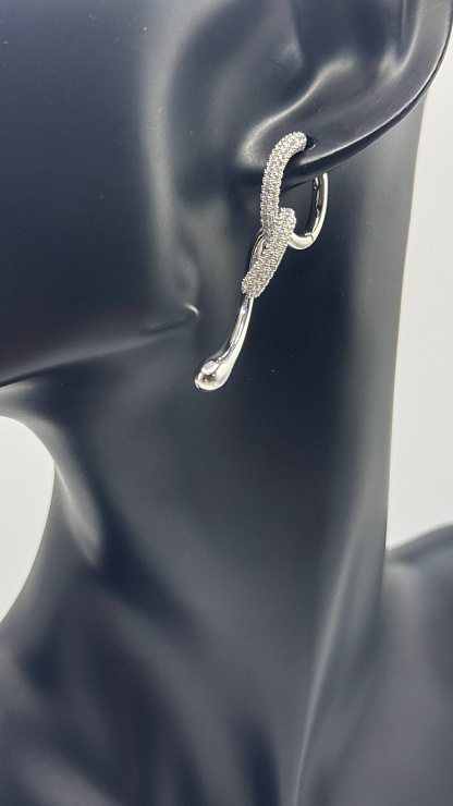 Серьги BELLABOA цвет Серебристый