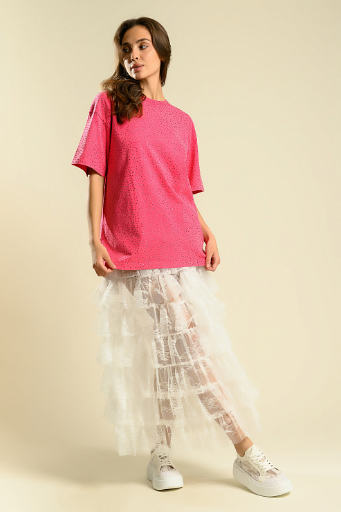 BELLABOA 111-214 ФУКСИЯ Футболка женская BELLABOA цвет Фуксия