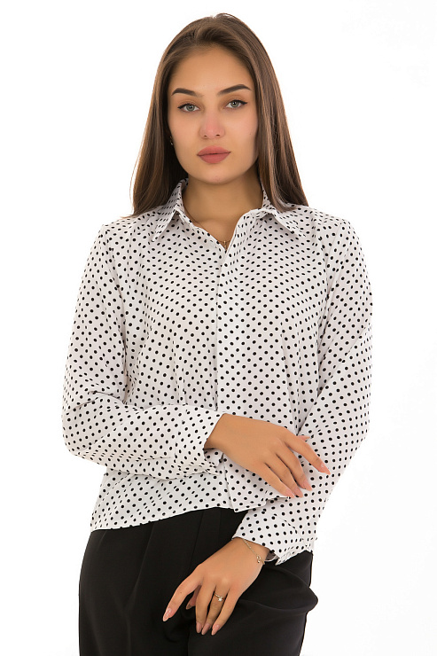 CHEER&DUCK/MUHR 0028 БЕЛАЯ Блуза  женская CHEERDUCK цвет Белый