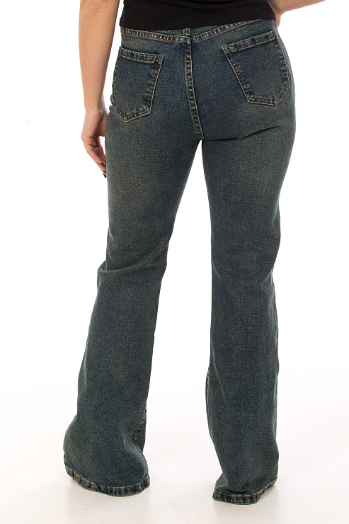 CHEERDUCK S-5607 СИНИЙ Джинсы женские CHEERDUCK цвет Синий