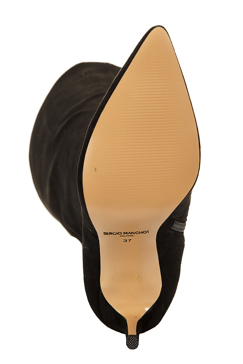 Ботфорты на каблуке SERGIO MANCHOT цвет Черный