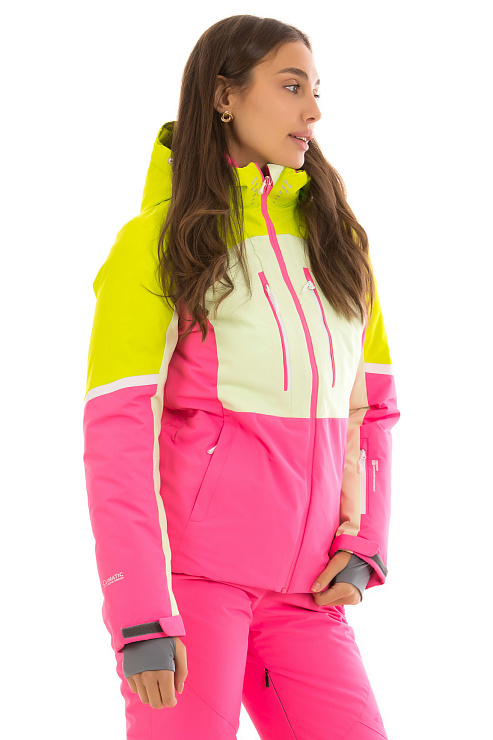 HIGH EXPERIENCE 64040 РОЗОВЫЙ Куртка горнолыжная женская HIGH EXPERIENCE цвет Розовый