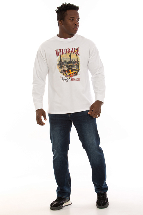 CHEERDUCK/GuaZ 803-2 БЕЛЫЙ Лонгслив  CHEERDUCK цвет Белый