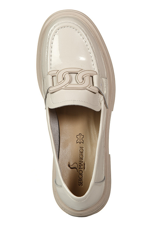 Лоферы SERGIO MANCHOT цвет Бежевый