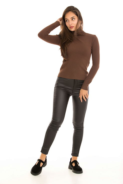 Fashion 3462 КОРИЧНЕВЫЙ Водолазка женская FASHION цвет Коричневый