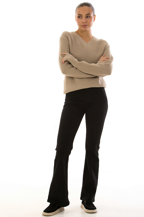 CHEERDUCK/FAH S956 БЕЖЕВЫЙ Свитер женский CHEERDUCK цвет Бежевый