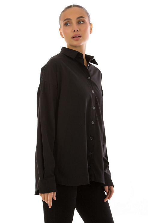 CHEERDUCK/FAH 0069 ЧЕРНЫЙ Рубашка женская CHEERDUCK цвет Черный