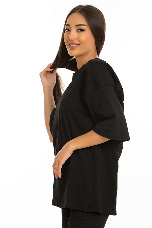 CHEERDUCK/FA 0016 ЧЕРНЫЙ Футболка женская CHEERDUCK цвет Черный