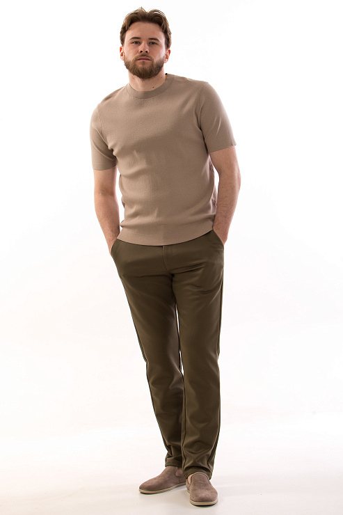 CHEERDUCK/4070 8796 БЕЖЕВЫЙ Футболка мужская CHEERDUCK цвет Бежевый