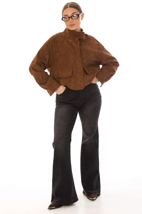 CHEERDUCK/2C22 5506 КОРИЧНЕВЫЙ Куртка д/с CHEERDUCK цвет Коричневый