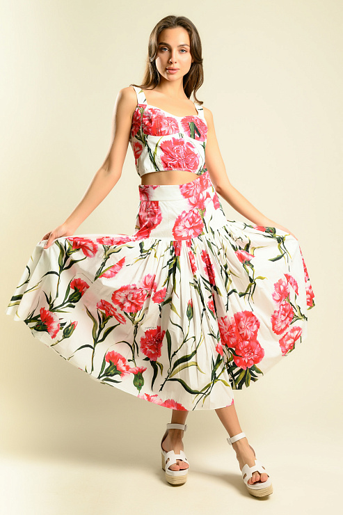 BELLABOA 222-1-1 БЕЛЫЙ Юбка  BELLABOA цвет Белый