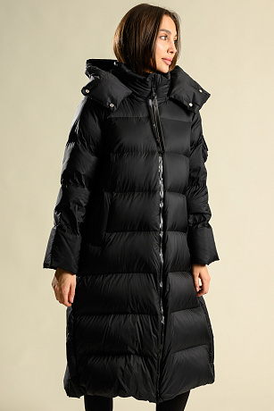 BELLABOA 124 BLACK Пуховик женский BELLABOA цвет Черный
