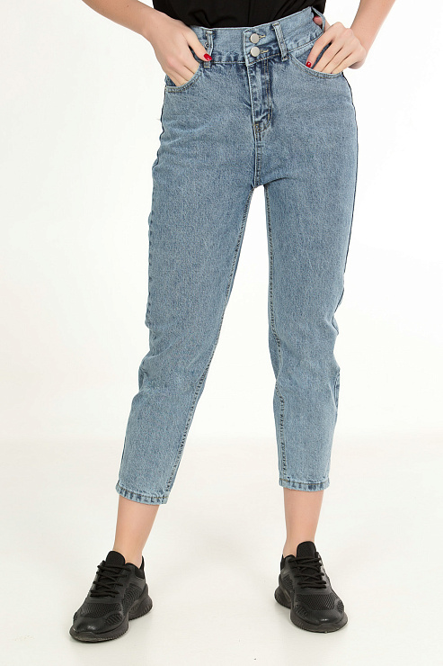 CHEER&DUCK/Sy 638 ГОЛУБ. Джинсы женские CHEERDUCK цвет Голубой