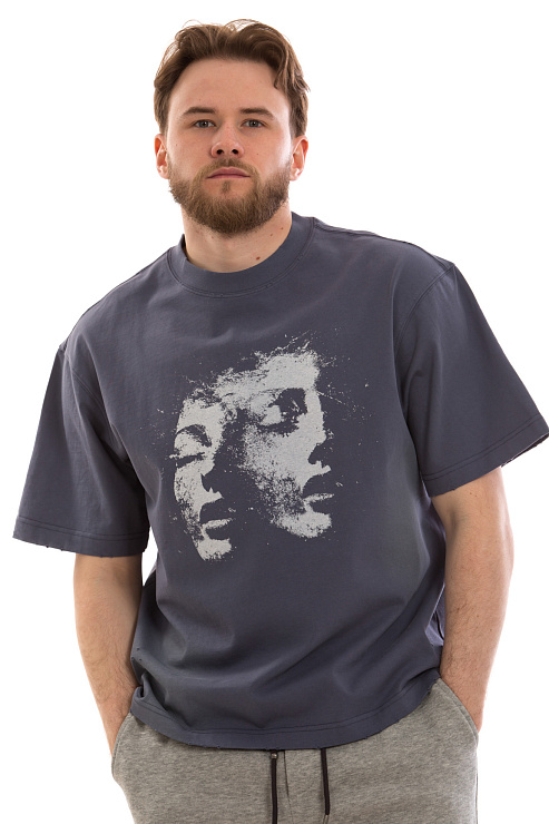 CHEERDUCK/4070 1358 СИНИЙ Футболка мужская CHEERDUCK цвет Синий