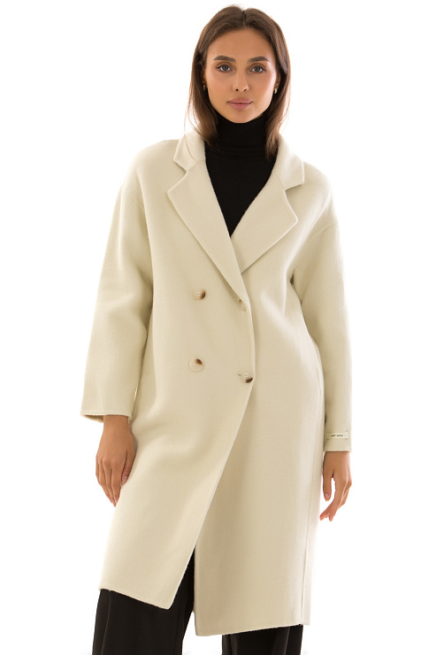 CHEERDUCK/5078 2929 МОЛОЧНЫЙ Пальто женское CHEERDUCK цвет Молочный