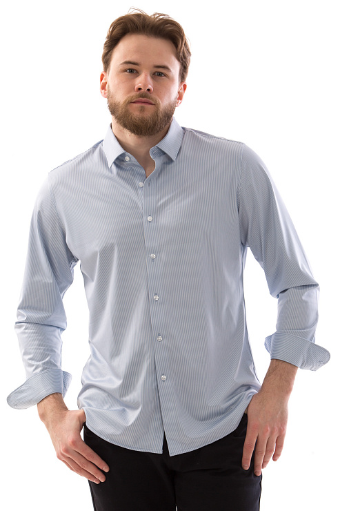 CHEERDUCK/2C87 960-7 СЕРЫЙ Рубашка мужская CHEERDUCK цвет Серый