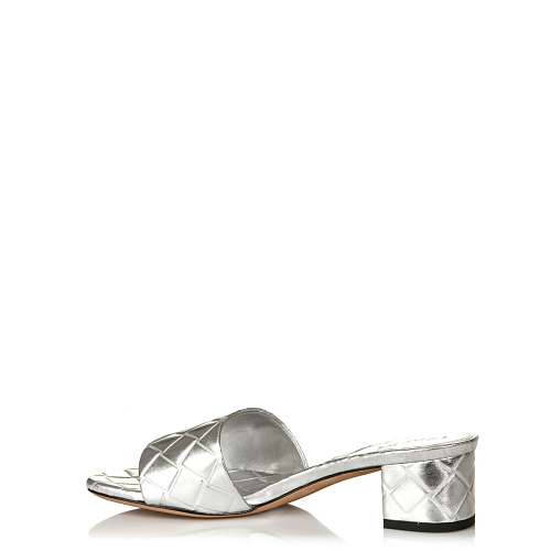 Сабо на каблуке BELLABOA цвет Серебристый