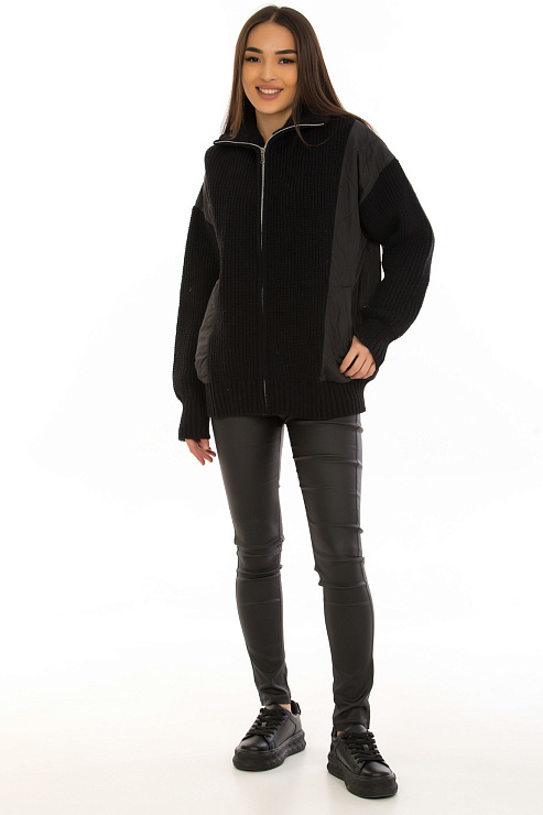 CHEERDUCK/2C19 401 ЧЕРНЫЙ Бомбер женский CHEERDUCK цвет Черный