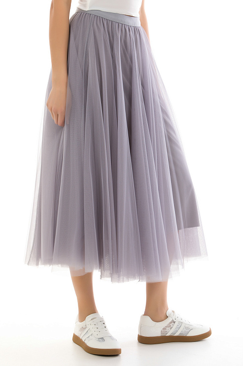 CHEERDUCK/2C19 2329-1 СЕРЫЙ Юбка  CHEERDUCK цвет Серый